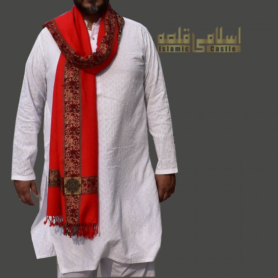 Red shawl for sales men